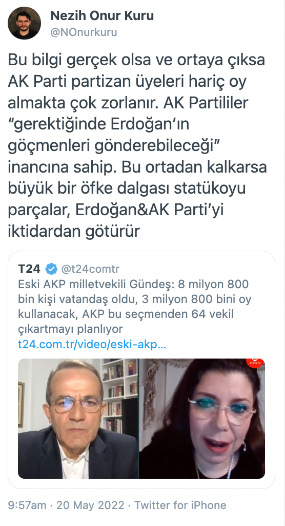 Dikkat çeken yorum: 'Bu bilgi gerçek olsa ve ortaya çıksa, Erdoğan ve AK Parti'yi iktidardan götürür' - Resim : 2