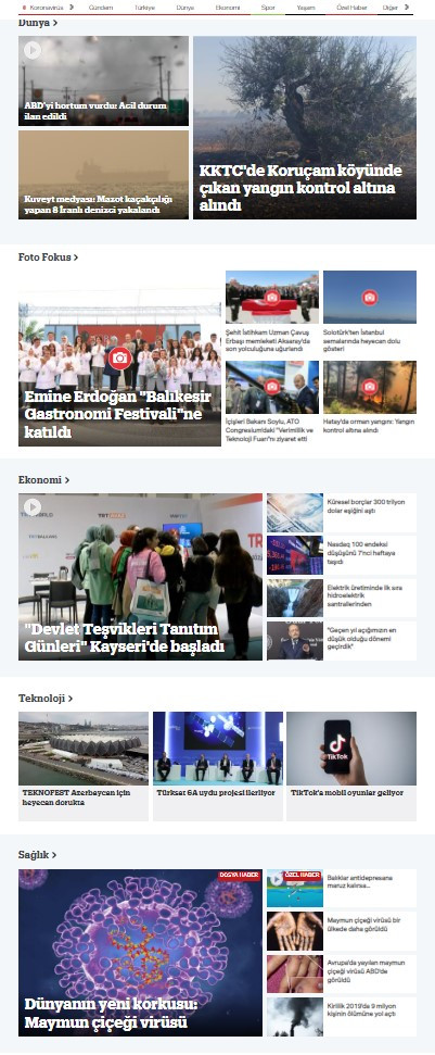 Kamu kaynaklarıyla yayın yapan trthaber.com Kılıçdaroğlu'nun mitingini görmezden geldi, sitede her yer Erdoğan - Resim : 5