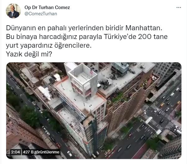 Erdoğan'ın eski doktoru Turhan Çömez’den TURKEN binası ile ilgili çarpıcı açıklama - Resim : 3