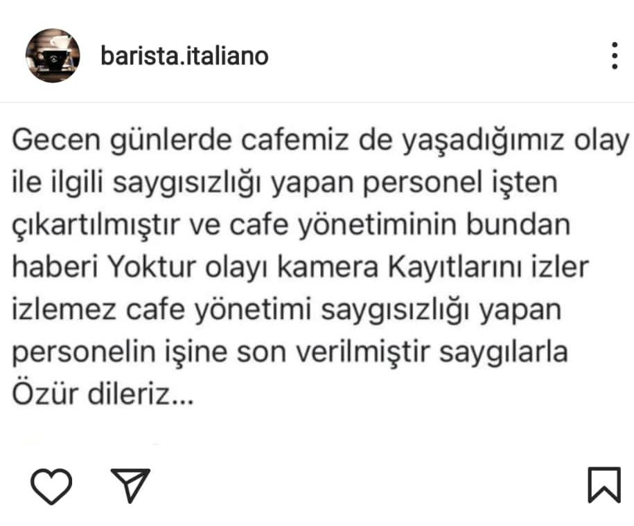 'Açık giyinmek yasaktır' yazısı bulunan kafeye şortla giren genç kız kovuldu! - Resim : 1