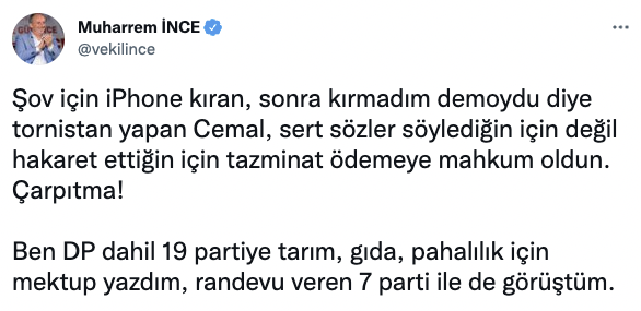 Muharrem İnce ile Cemal Enginyurt arasında 'Bahçeli' polemiği! - Resim : 2