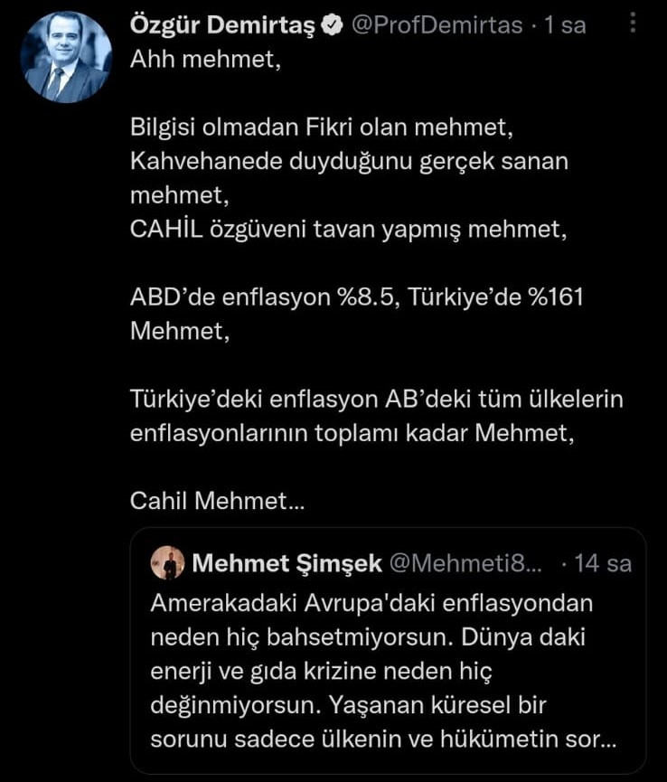 Özgür Demirtaş'ı çileden çıkaran yorum: 'Kahvehanede duyduğunu gerçek sanan Mehmet...' - Resim : 1