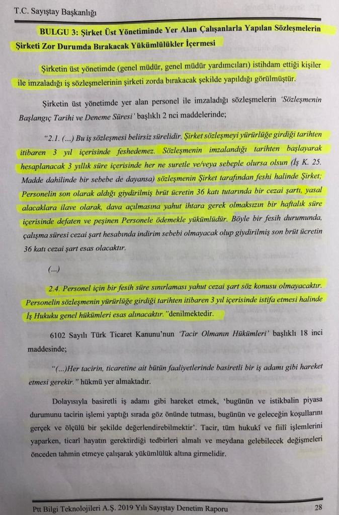 'PTT’de servet garantili iş sözleşmesi' iddiası: 'Tazminat brüt maaşın 36 katı, beş isim tespit edildi' - Resim : 1