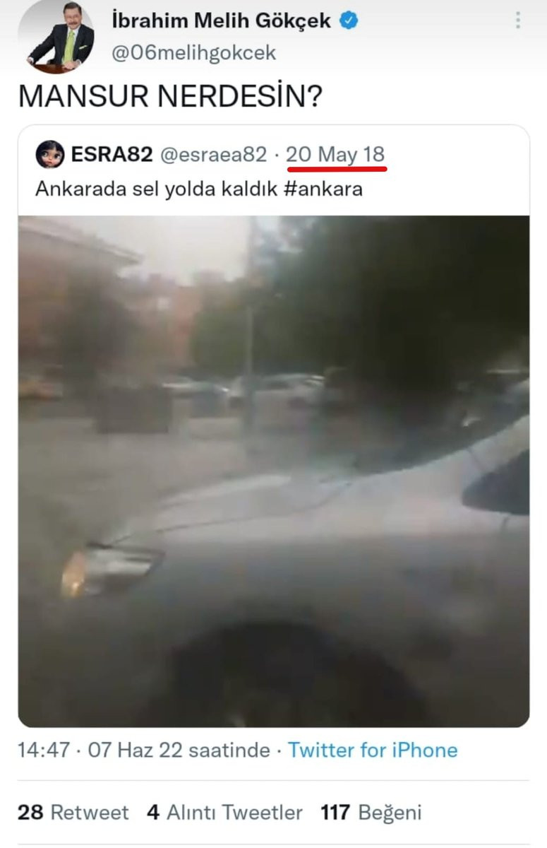 Apar topar sildi: Melih Gökçek, AKP dönemi videosuyla Mansur Yavaş'ı hedef aldı - Resim : 1