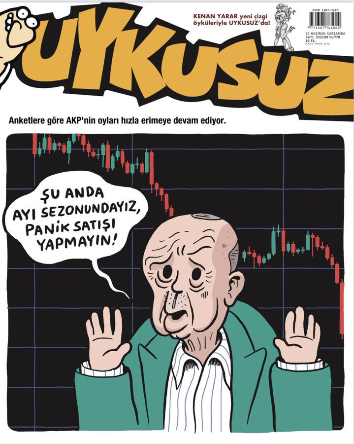 Uykusuz'un kapağında Erdoğan'a anket göndermesi - Resim : 1