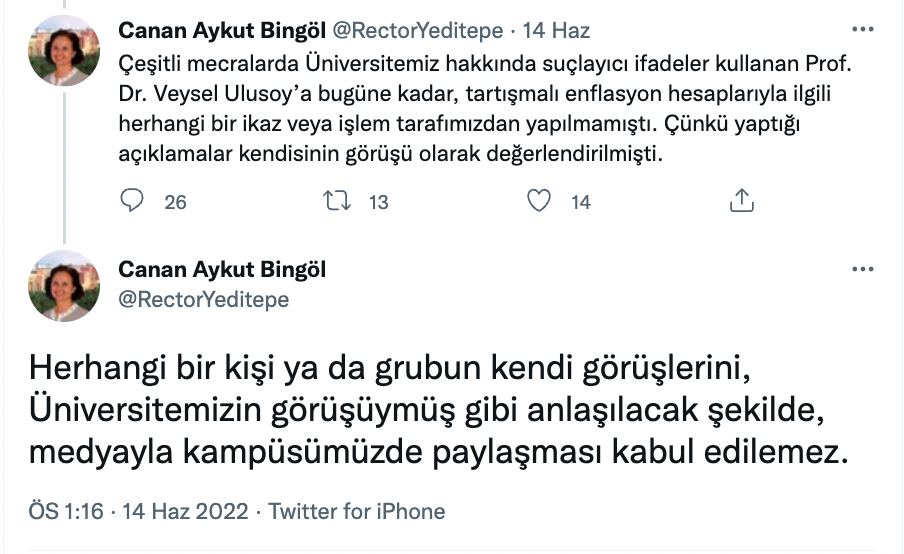 ENAG kurucusu Prof. Ulusoy'dan Yeditepe Üniversitesi Rektörü'ne: Görevlilerini koridorlardan çek, kaçtığın toplantıyı gündeme al - Resim : 1