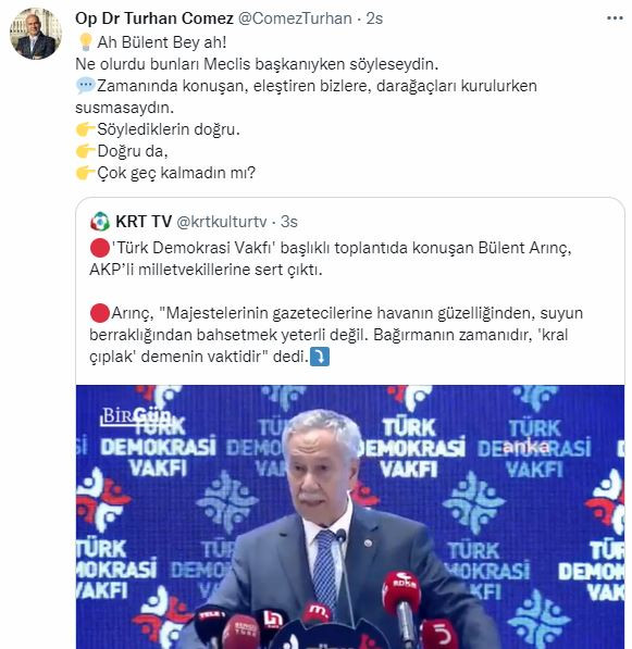 Erdoğan'ın eski doktorundan Bülent Arınç'a çok konuşulacak yanıt - Resim : 3