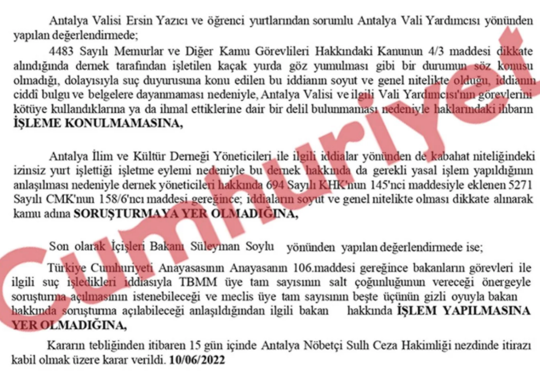 Başsavcılıktan Alim-Der yurdunda katledilen 'Mehmet Sami Tuğrul' kararı - Resim : 1