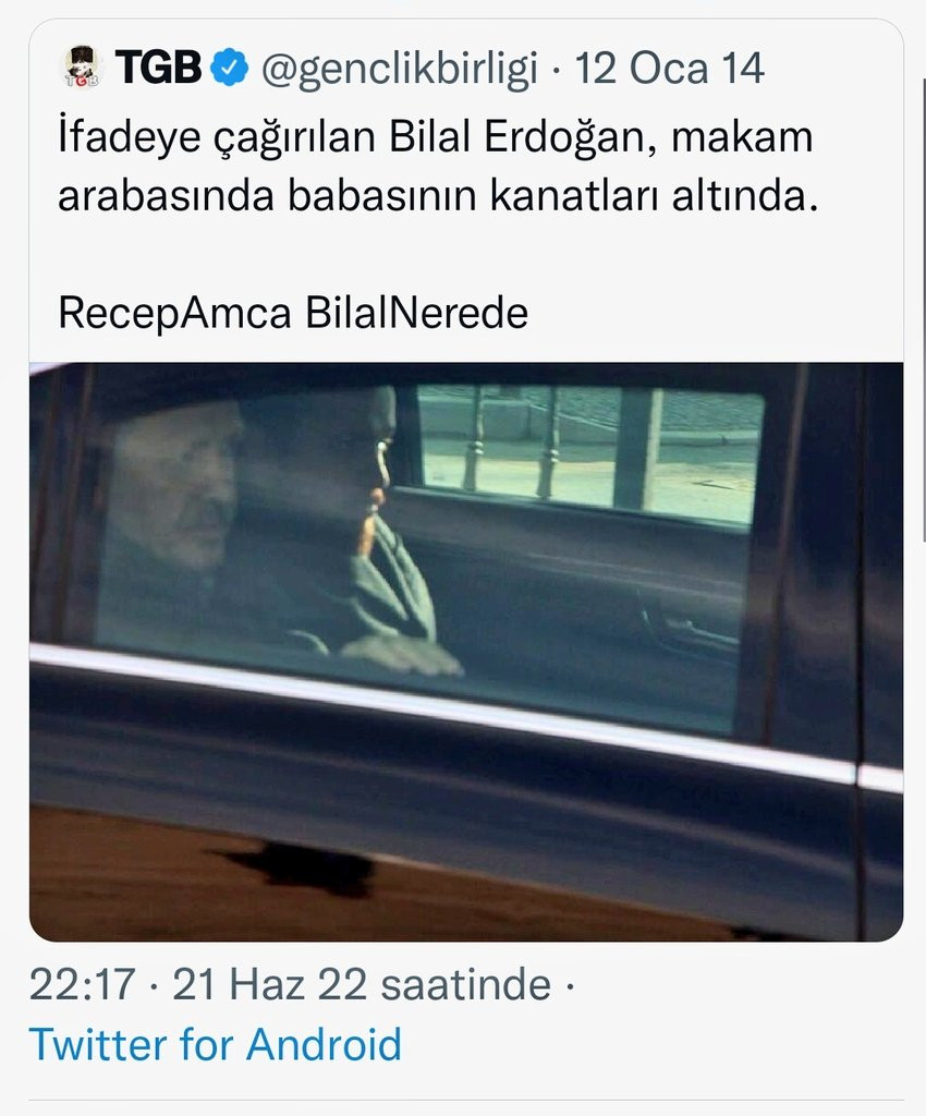 Perinçekçi gençlerden Bilal Erdoğan'a ziyaret: Silinen tweetler gündem oldu - Resim : 2