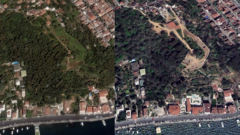Tarihi yalı Katarlıya satıldı: İstanbul Boğazı’nda ağaçlar katledildi - Resim : 1