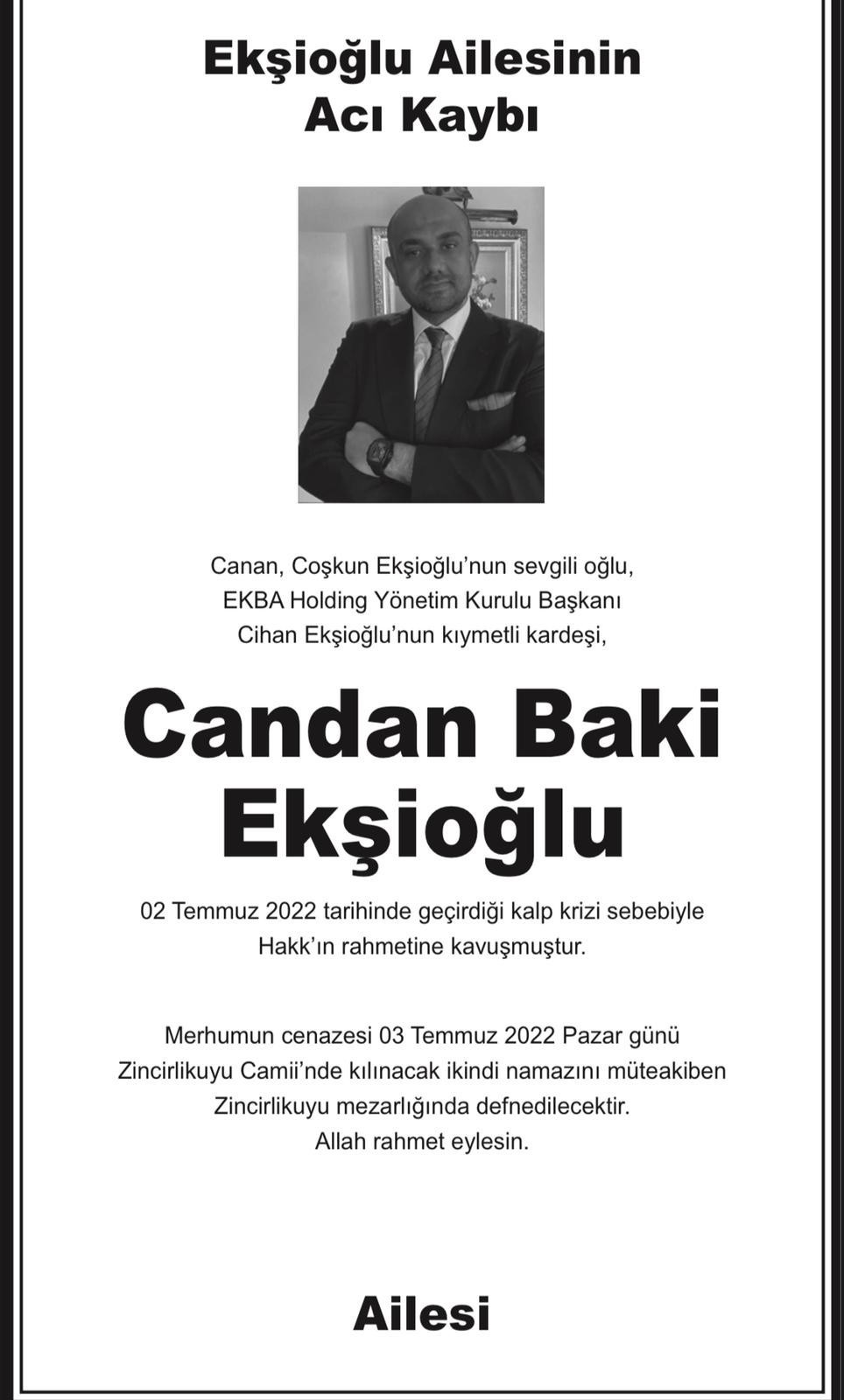 Cihan Ekşioğlu'nun kardeşi 38 yaşında hayatını kaybetti - Resim : 2