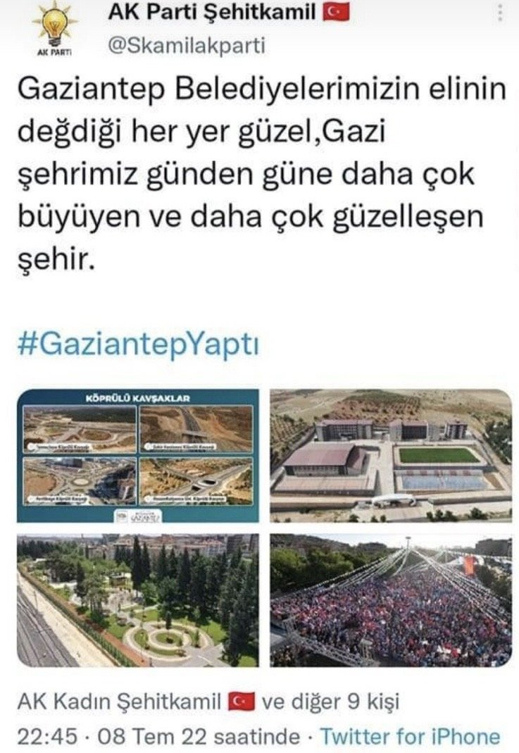 AKP ilçe başkanlığı, tanıtım için DEVA'nın miting fotoğrafını kullandı - Resim : 1