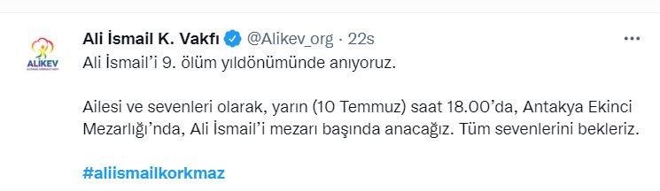 Ali İsmail Korkmaz'ın katledilmesinin üstünden 9 yıl geçti: 'Düşlerin yadigar, sönmeyecek ateşin' - Resim : 2