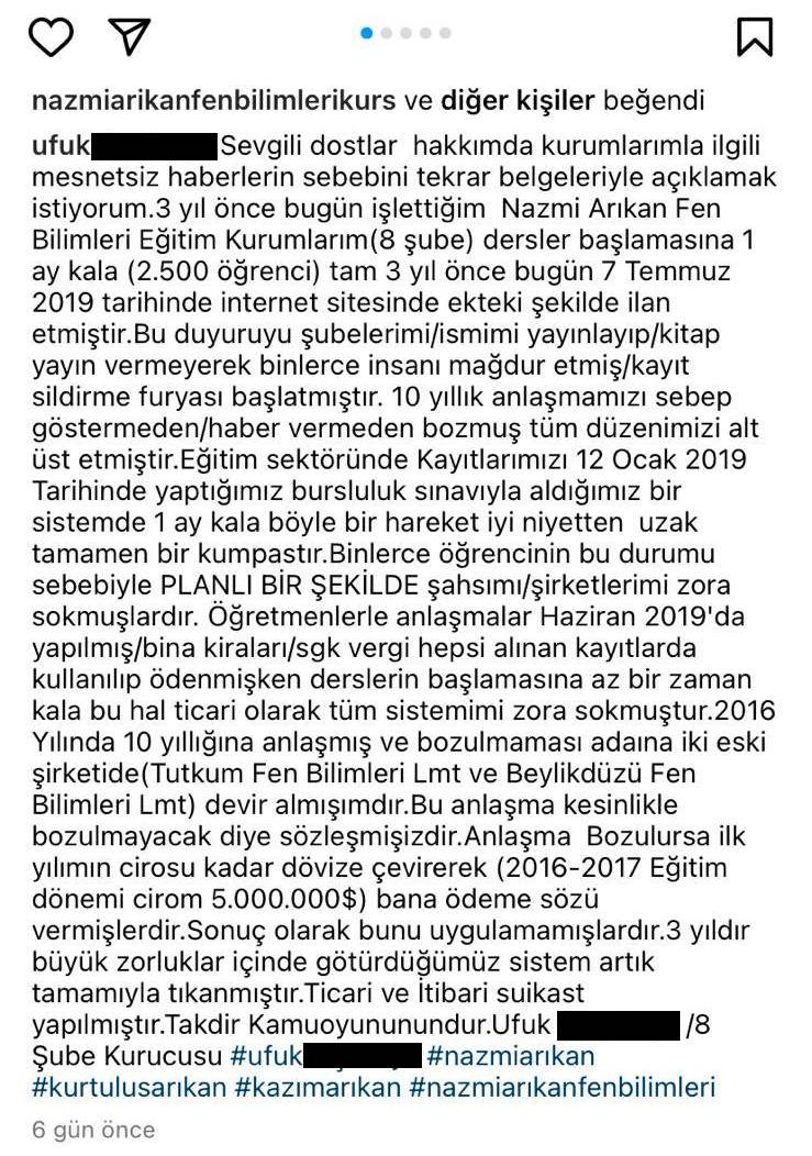 Fen Bilimleri Dershaneleri’nin sahibi Nazmi Arıkan cinayetinde yeni gelişme: Yakalanan saldırgan husumetlisi çıktı - Resim : 2