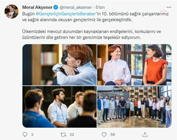 Akşener, sağlık çalışanları ve TIP öğrencileri ile bir araya geldi - Resim : 1