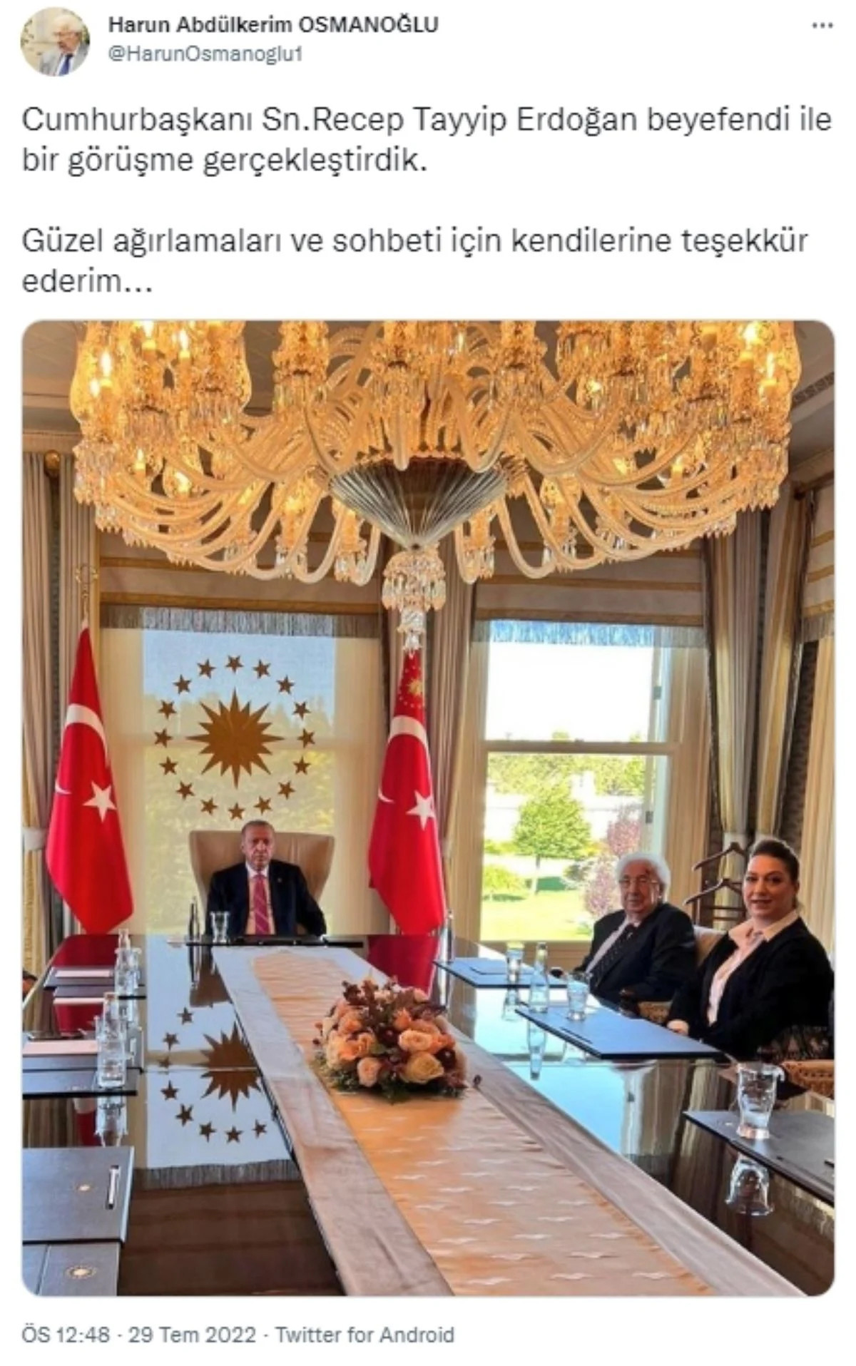 Erdoğan, Osmanlı 'torunları' ile görüştü: 'Detayları paylaşacağız inşallah' - Resim : 1