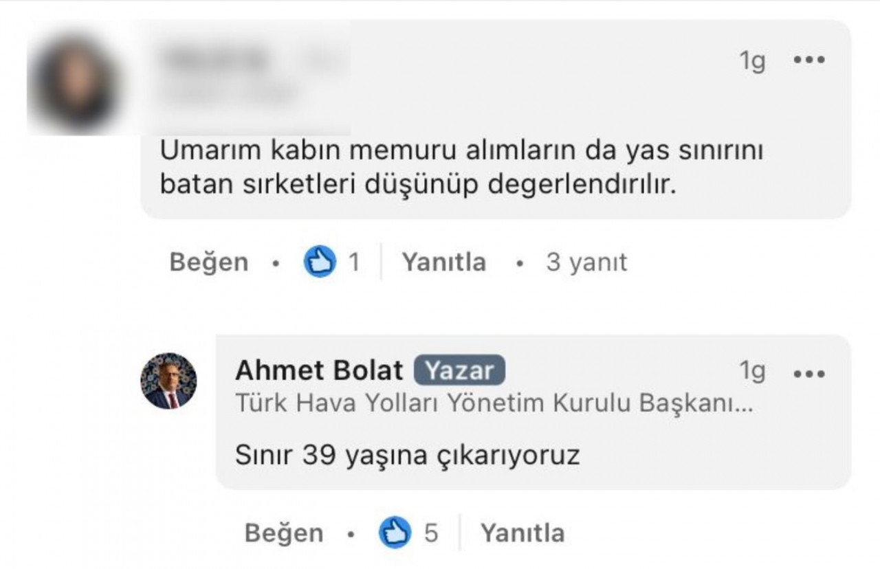 THY kabin memuru yaş sınırında değişikliğe gidiyor - Resim : 1