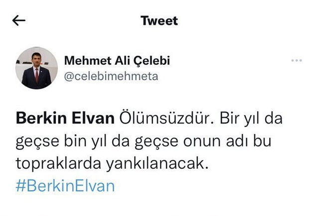 Mehmet Ali Çelebi'nin sildiği tweet gündem oldu - Resim : 1