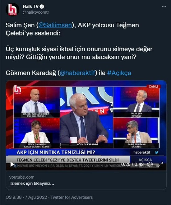 Canlı yayında Mehmet Ali Çelebi açıklaması: Hukukçu Salim Şen konuştu, tüm konuklar dinledi - Resim : 1