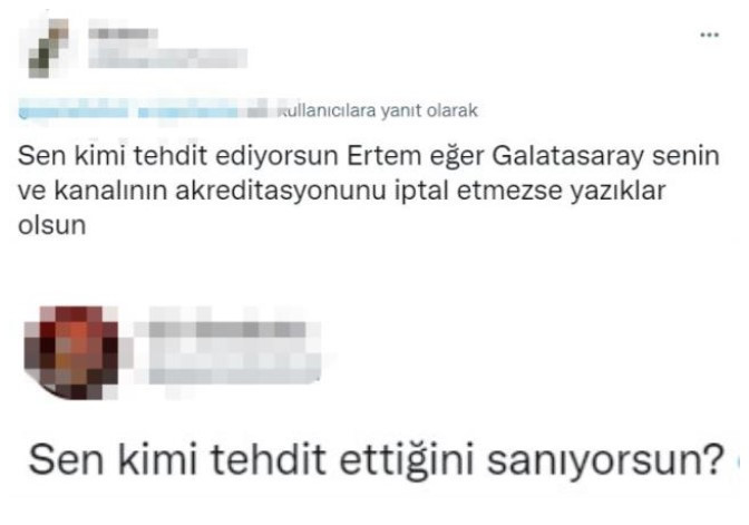 Galatasaray taraftarı Ertem Şener'e ateş püskürdü: Sen kimsin hadsiz? - Resim : 1