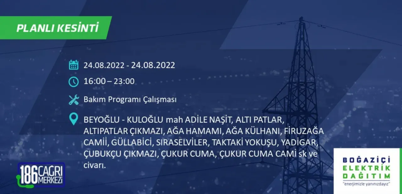 İstanbul'da büyük elektrik kesintisi: Bazı bölgelerde 8 saati bulacak - Resim : 2