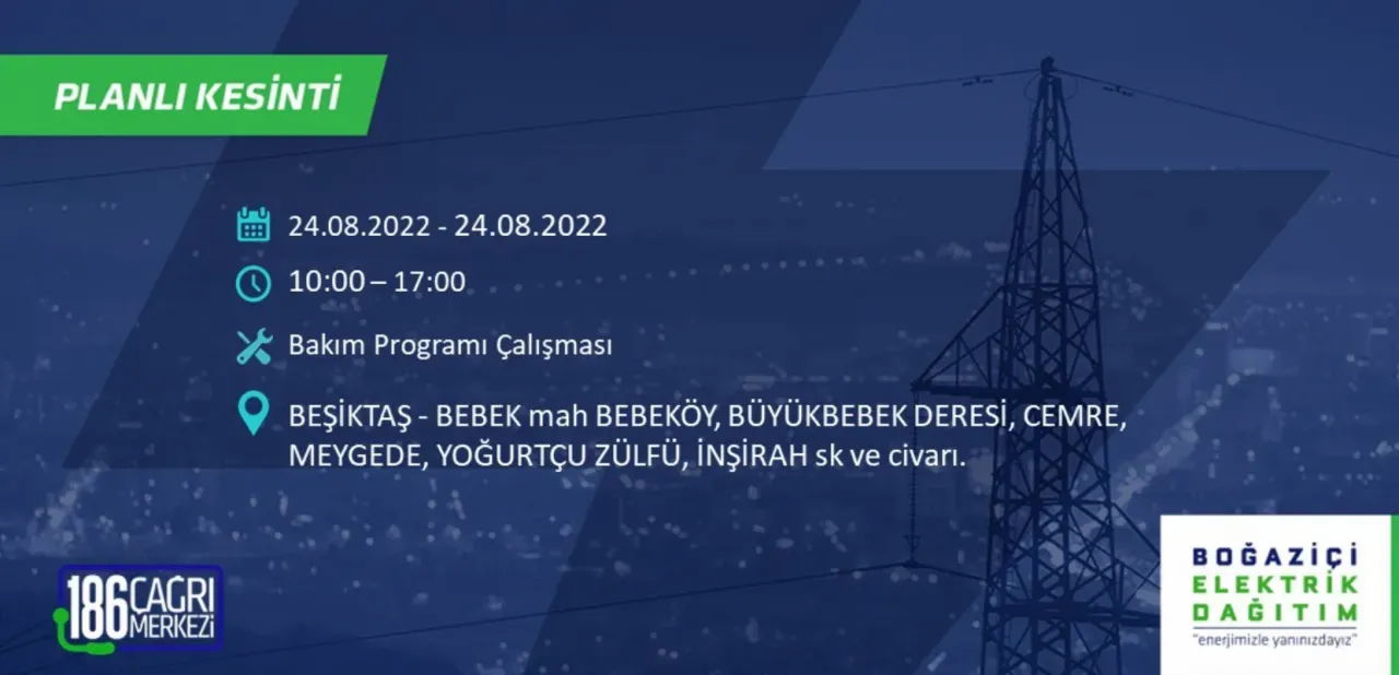 İstanbul'da büyük elektrik kesintisi: Bazı bölgelerde 8 saati bulacak - Resim : 11