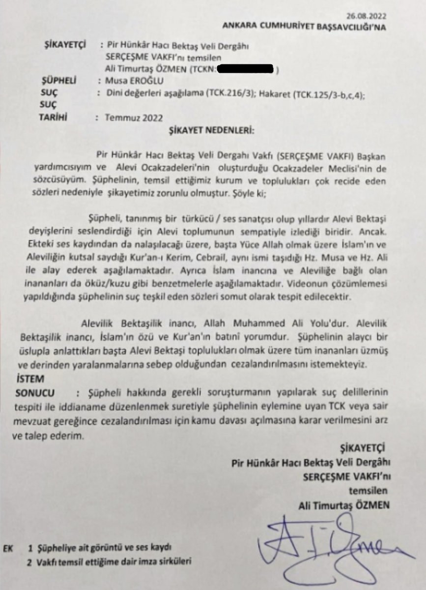 Musa Eroğlu'ndan Hz. Ali'ye yönelik çirkin sözler - Resim : 1