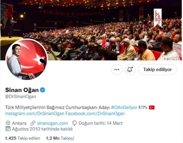 Erdoğan'a bir rakip daha çıktı: Profiline 'aday' ibaresini ekledi! - Resim : 1