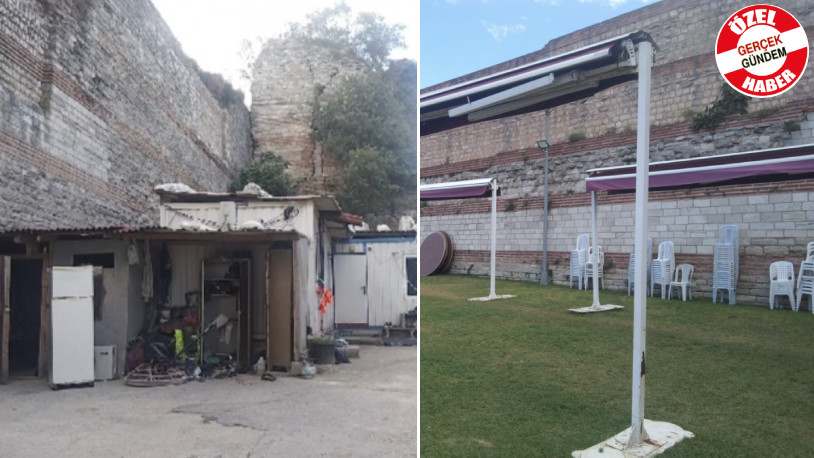 Tarihi surlar depo ve düğün salonu olarak kullanılıyor: İşte Topkapı'nın içler acısı hali
