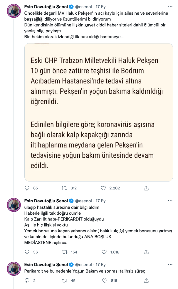 Prof. Şenol iddiaya tepki gösterdi: Haluk Pekşen'in ölüm nedeni belli oldu - Resim : 1