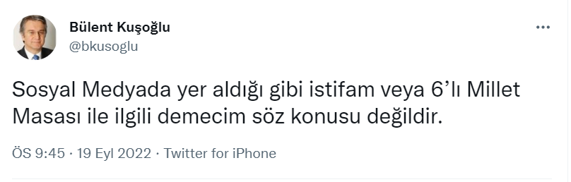 CHP'li Bülent Kuşoğlu'ndan 'istifa' iddialarına yanıt - Resim : 1