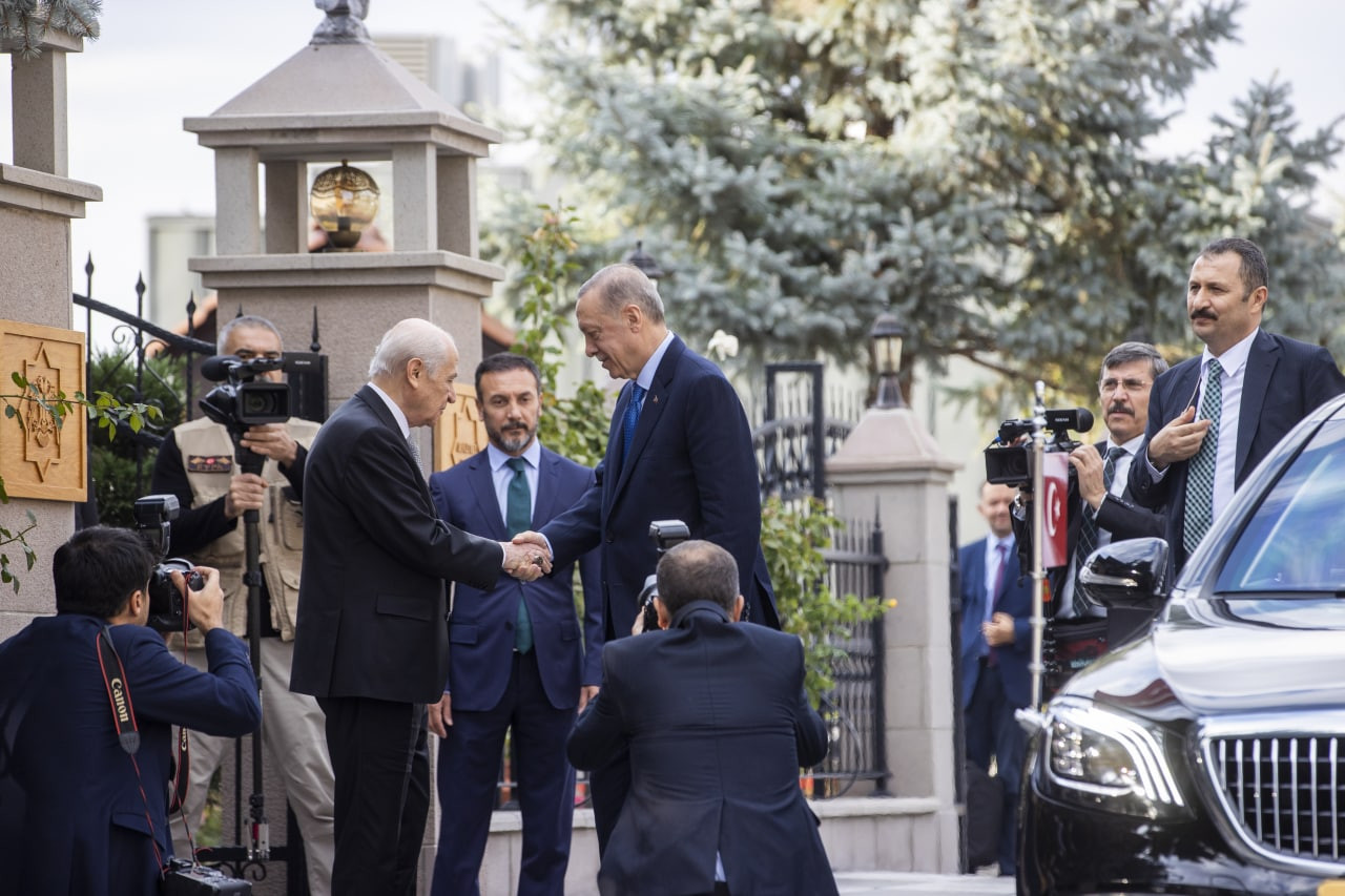 Erdoğan, Bahçeli görüşmesi sona erdi - Resim : 1