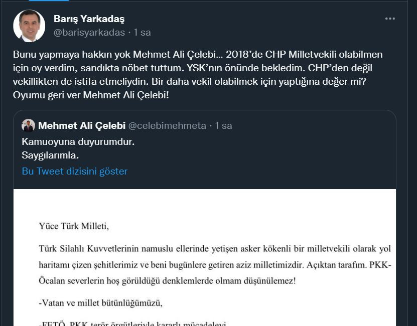 2 ay önceki kavga, Çelebi'nin AKP'ye katılmasıyla alevlendi: Bana yalancı demiştin, özür dile! - Resim : 3
