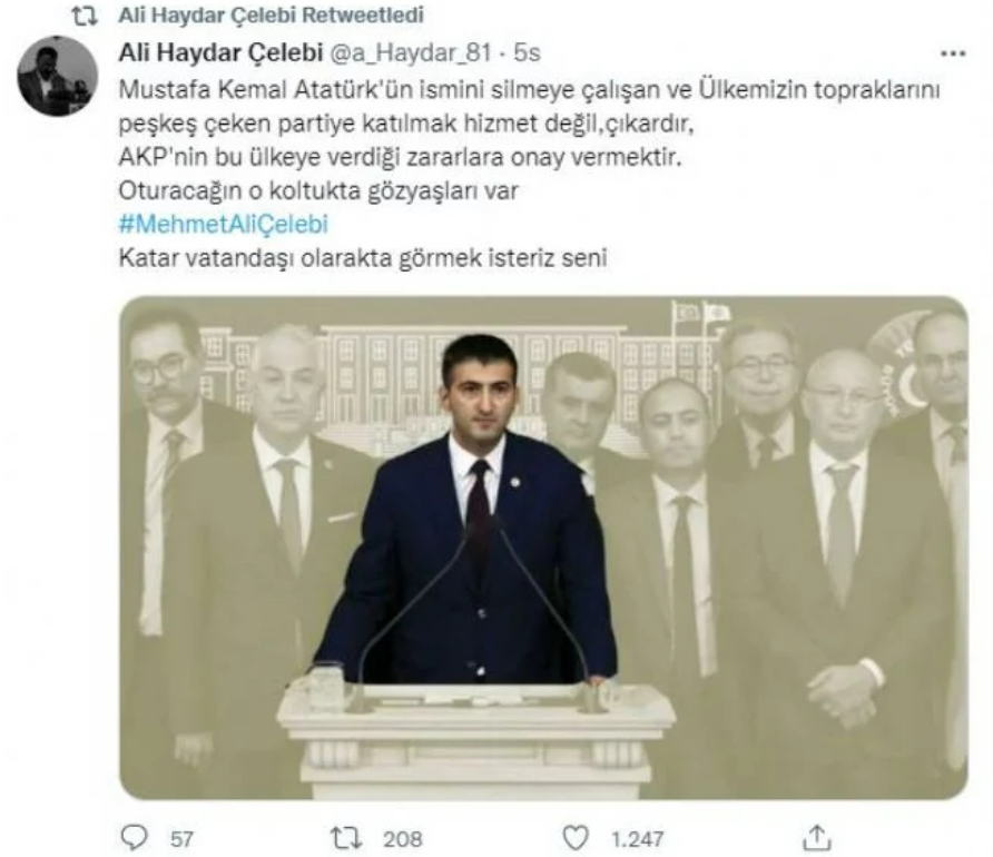 Mehmet Ali Çelebi'ye akrabasından sert sözler: 'Oturacağın o koltukta gözyaşları var' - Resim : 2