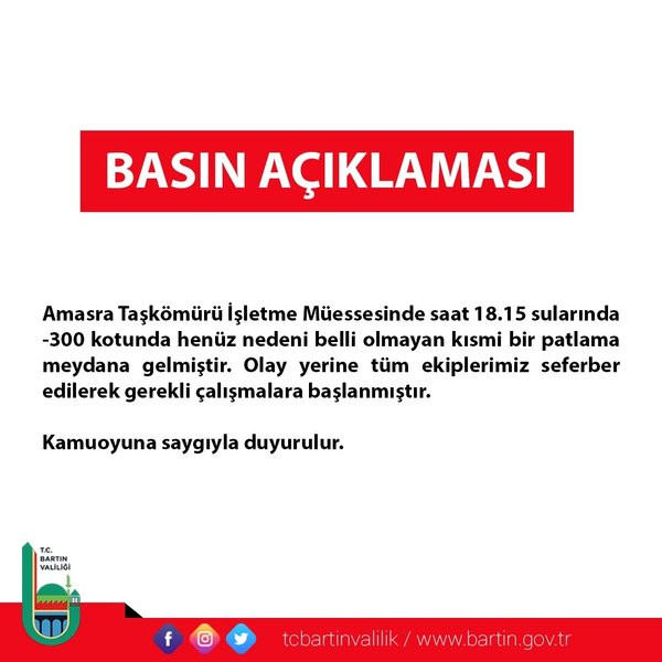 Bartın'da maden ocağında grizu patlaması: Can kaybı sayısı 40'a yükseldi - Resim : 1