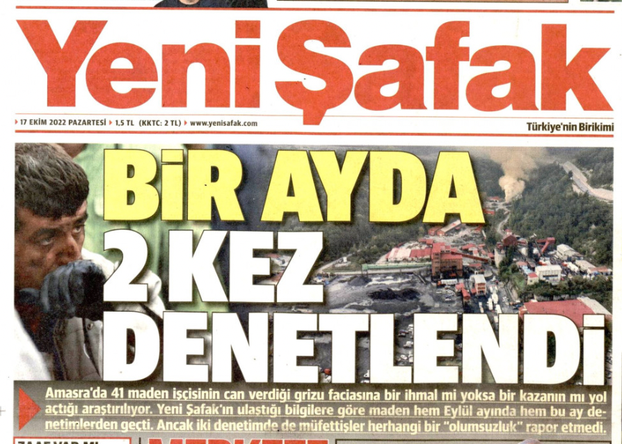 AKP'ye yakın medya savunmada: Madem bir ayda iki kere denetlendi, patlama nasıl oldu? - Resim : 1