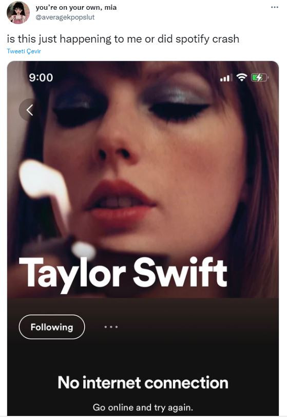 Taylor Swift'in yeni albümü Spotify'ı çökertti - Resim : 1