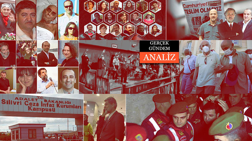AKP'nin adalette son 20 yılı: Hukuk garabetleri, siyasi tutsaklar, tutulmayan sözler