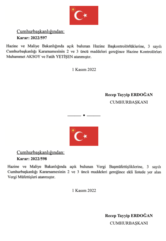 Resmi Gazete'de yayımlandı: Erdoğan'dan dikkat çeken atamalar! - Resim : 1