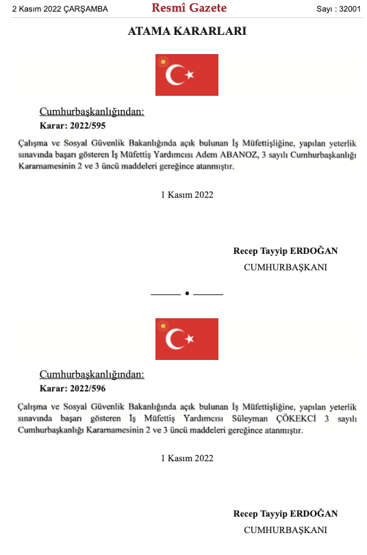 Resmi Gazete'de yayımlandı: Erdoğan'dan dikkat çeken atamalar! - Resim : 2