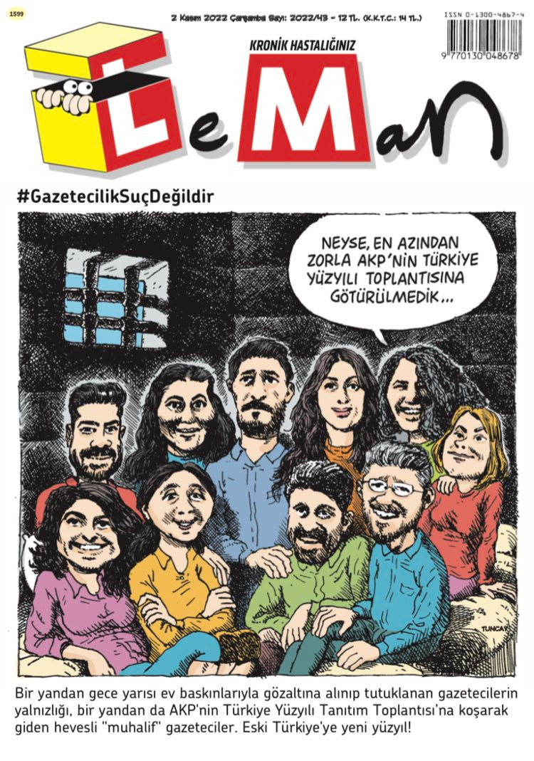 Leman'dan AKP'nin etkinliğine katılan gazetecileri düşündürecek kapak - Resim : 1