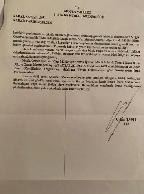 Vali, kendisi hakkında yapılan suç duyurusunu inceleyip karar verdi - Resim : 1