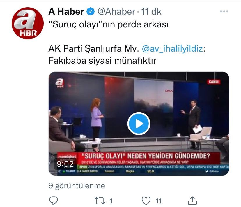 Ahmet Eşref Fakıbaba, AKP’den ayrılınca ‘münafık’ oldu: A Haber paylaşımı sildi - Resim : 2