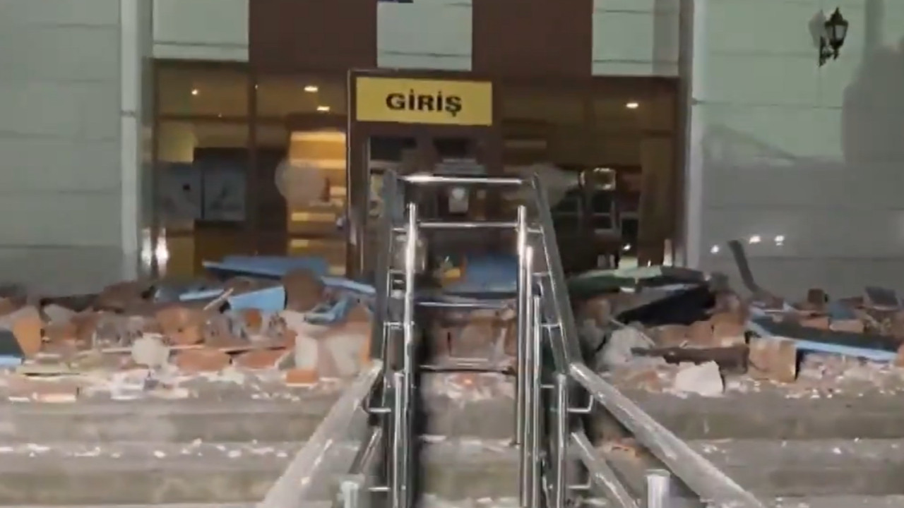 Düzce Adliyesi'nde hasar meydana geldi