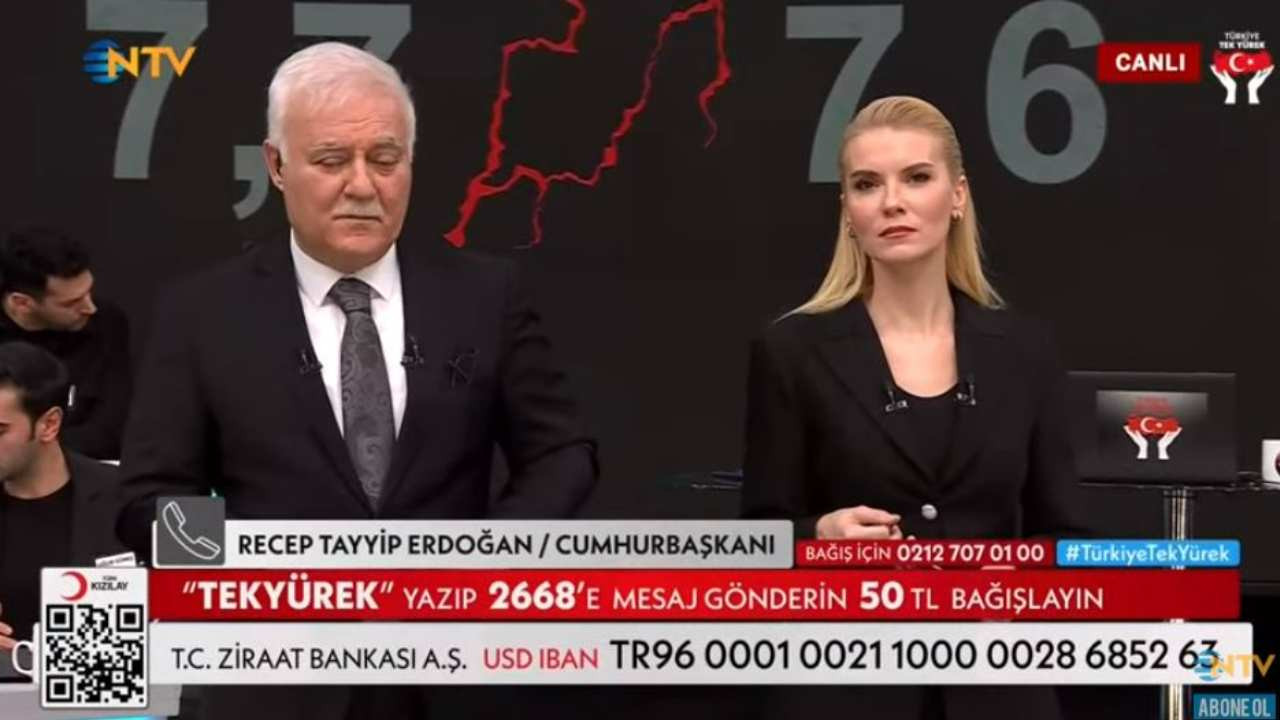 Erdoğan yardım kampanyası ortak yayınına bağlandı, Kabine'nin yaptığı bağışı hatırlattı