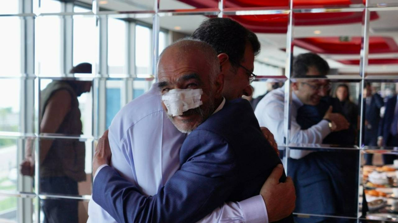 Ekrem İmamoğlu, Erzurum Mitingine saldırıda yaralanan yurttaşlarla görüştü