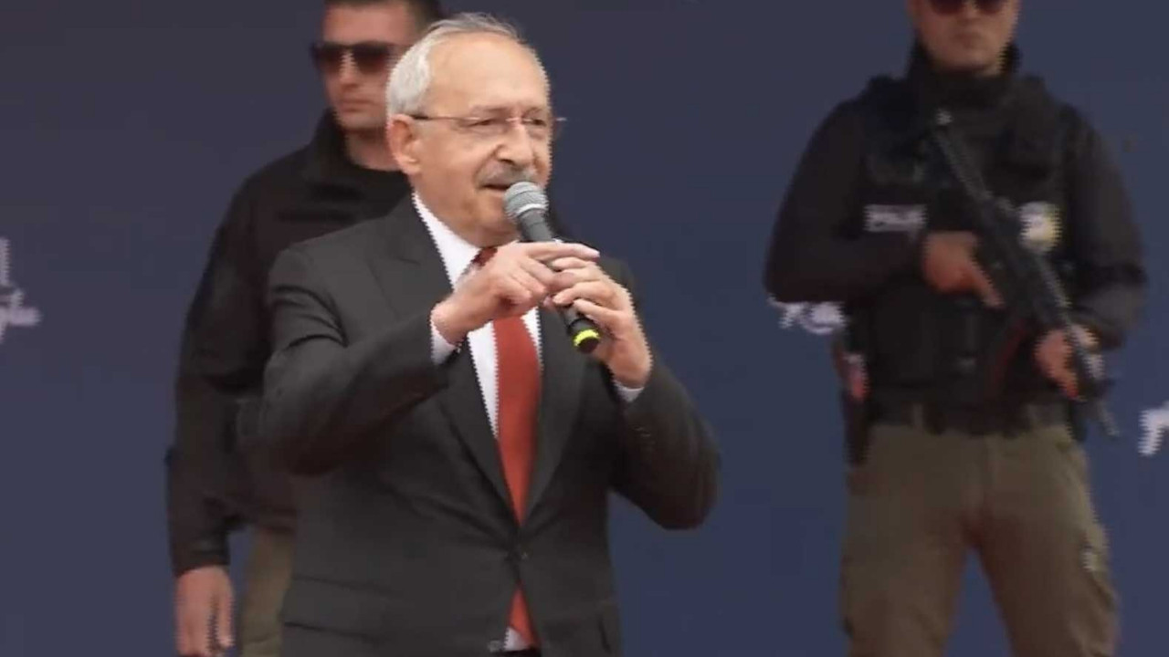 Suikast iddiaları sonrası Kılıçdaroğlu mitinge çelik yelekle çıktı