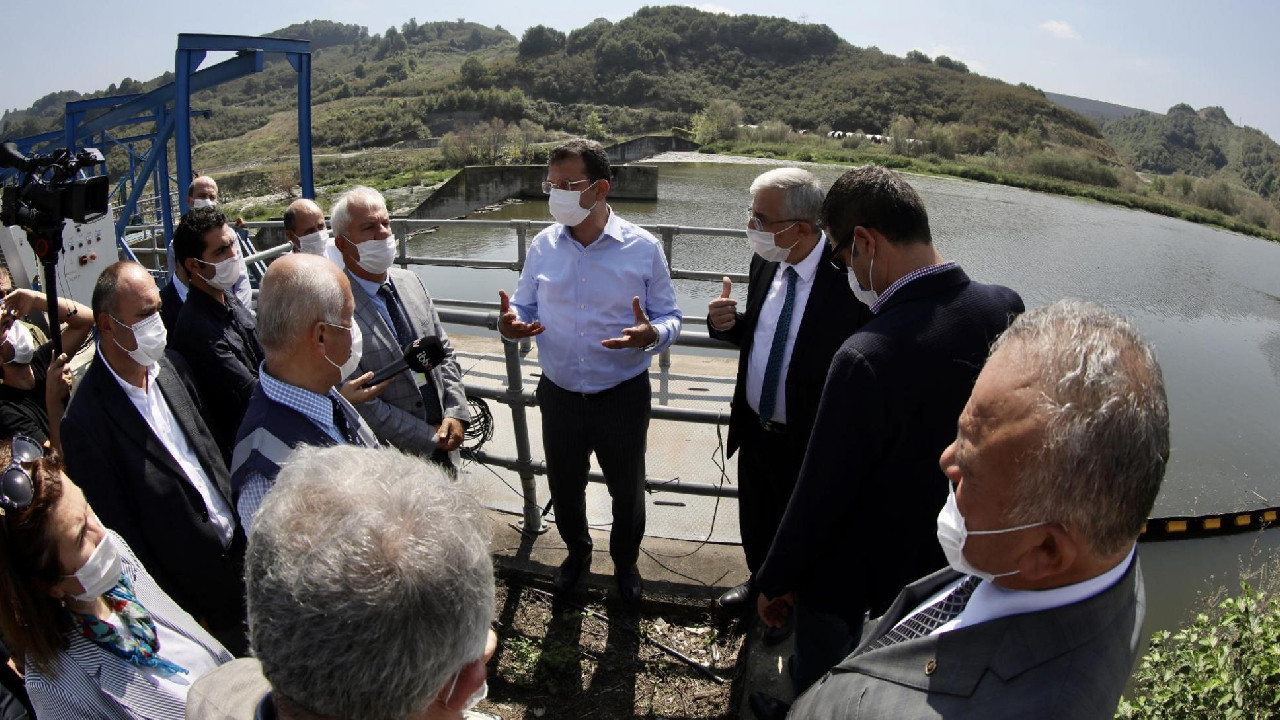 İBB Başkanı Ekrem İmamoğlu'nun Melen Barajı ziyareti