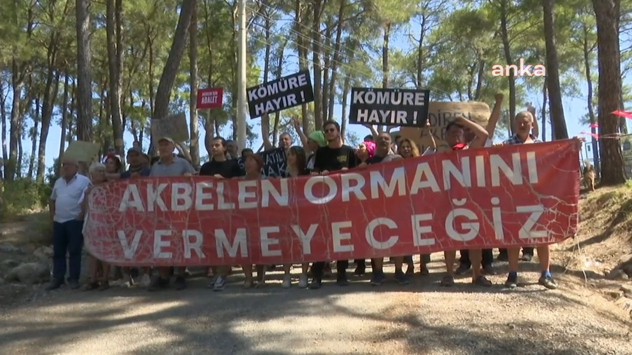 Akbelen’de ağaçların kesilmesine karşı çıkan İkizköylülerin eylemi 7. gününde sürüyor