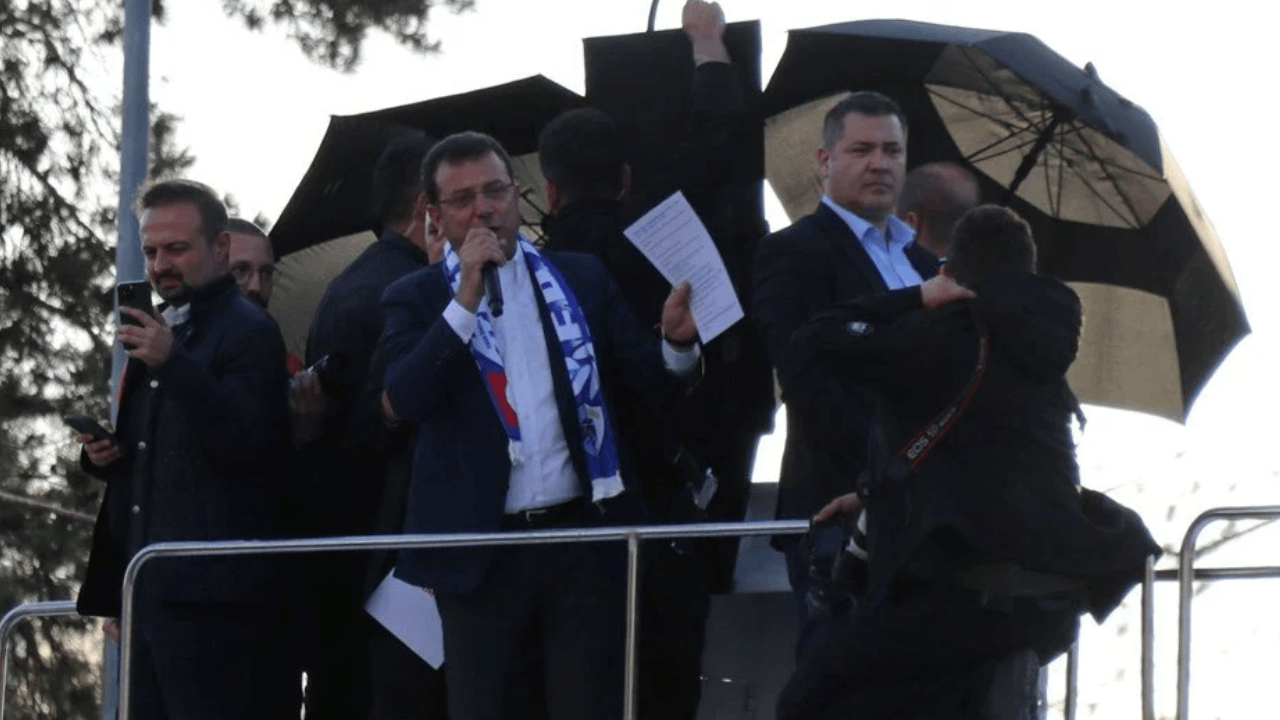 İmamoğlu'nun Erzurum mitingine taşla saldıranlara dava: 'Örgütlü değil'miş!